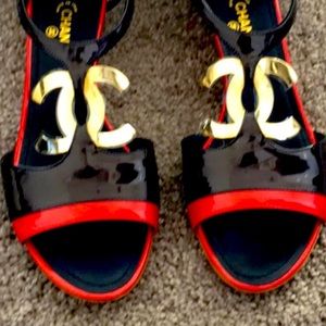 authentic Chanel sandals